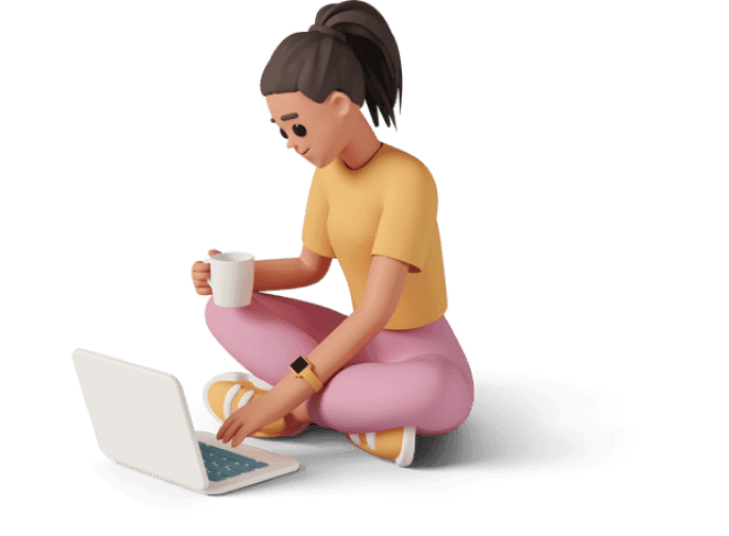 Girl with Laptop